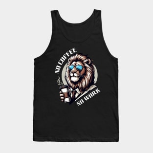 lion coffee Tank Top